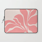 Pink Plant Abstract Landscape Laptop Sleeve Gallery Image 1