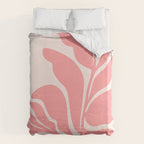 Pink Plant Abstract Landscape Duvet Cover Gallery Image 6