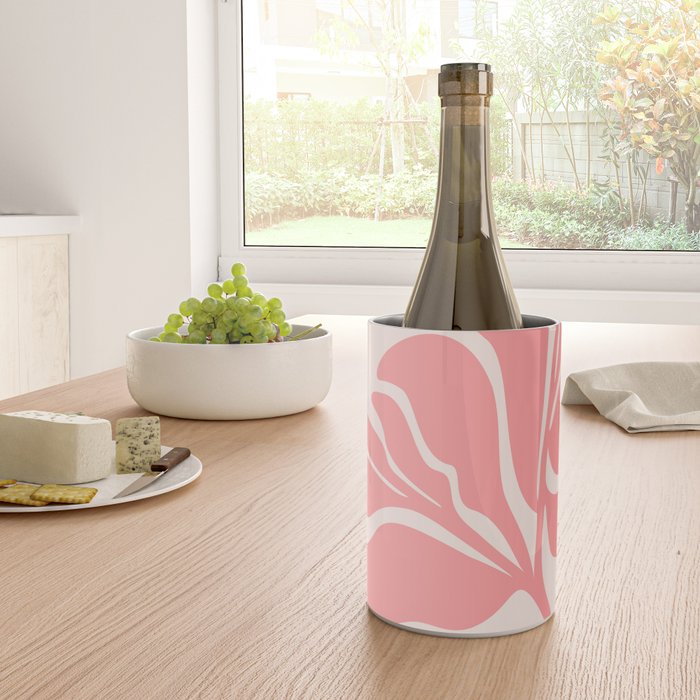 Pink Plant Abstract Landscape Wine Chiller Gallery Image 4