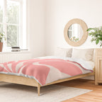 Pink Plant Abstract Landscape Duvet Cover Gallery Image 2