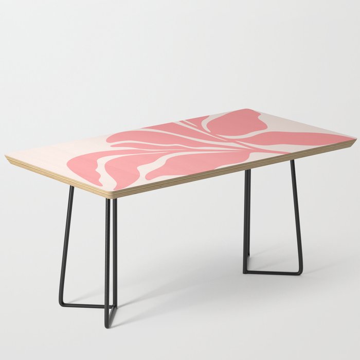 Pink Plant Abstract Landscape Coffee Table Gallery Image 1