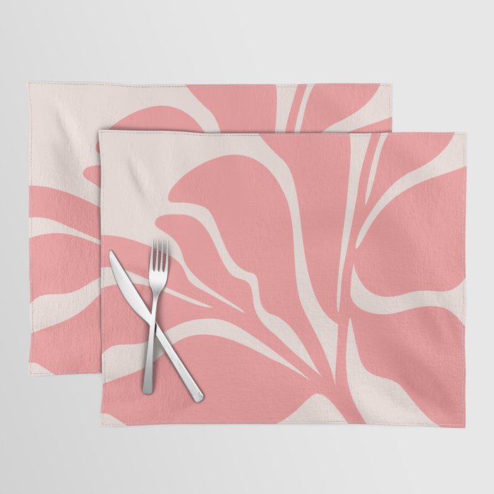 Pink Plant Abstract Landscape Placemat Gallery Image 1