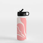 Pink Plant Abstract Landscape Water Bottle Gallery Image 1
