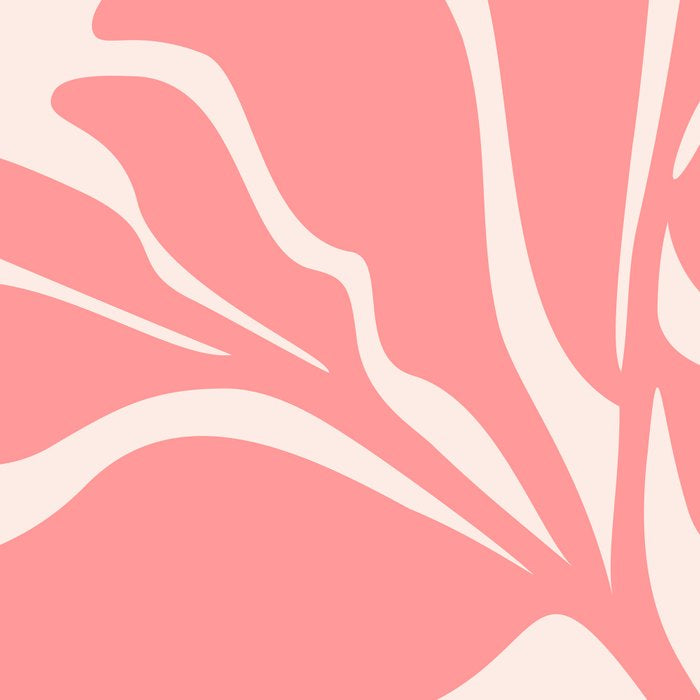 Pink Plant Abstract Landscape Coffee Mug Gallery Image 2