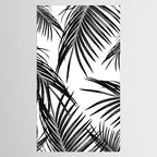 Black Palm Leaves Dream #1 #tropical #decor #art #society6 Tablecloth Gallery Image 2