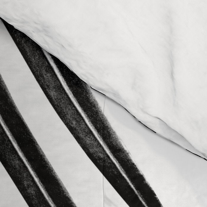Black Palm Leaves Dream #1 #tropical #decor #art #society6 Comforter Gallery Image 4