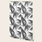 Black Palm Leaves Dream #1 #tropical #decor #art #society6 Wallpaper Gallery Image 2