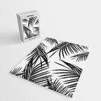 Black Palm Leaves Dream #1 #tropical #decor #art #society6 Jigsaw Puzzle Gallery Image 2