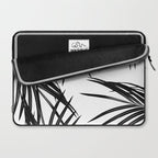 Black Palm Leaves Dream #1 #tropical #decor #art #society6 Laptop Sleeve Gallery Image 2