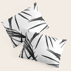 Black Palm Leaves Dream #1 #tropical #decor #art #society6 Pillow Sham Gallery Image 3
