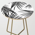 Black Palm Leaves Dream #1 #tropical #decor #art #society6 Side Table Gallery Image 2