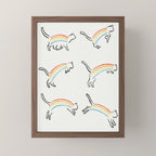 Rainbow Cat Mini Art Print Gallery Image 2