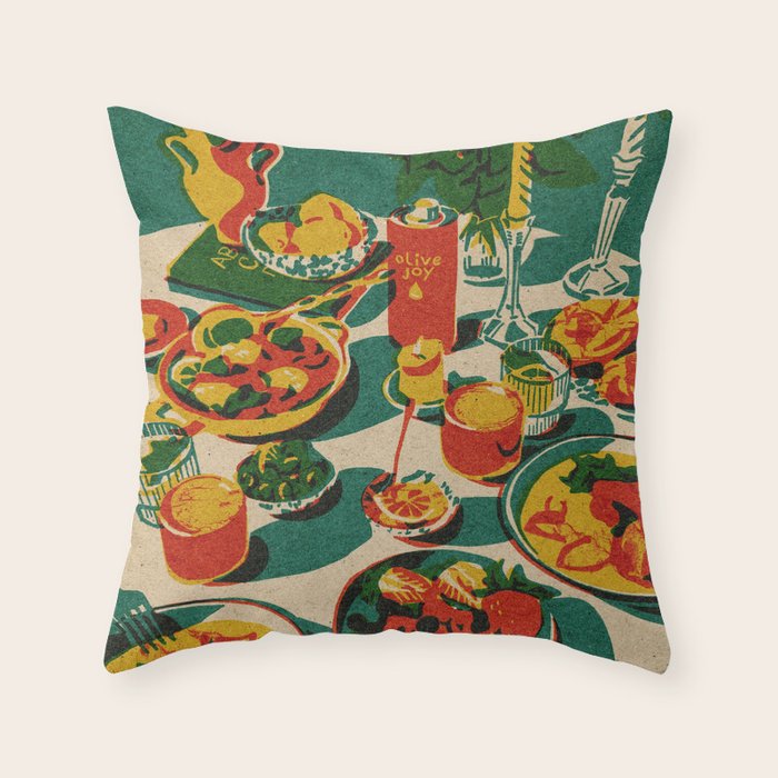 Brunch Throw Pillow Gallery Image 1