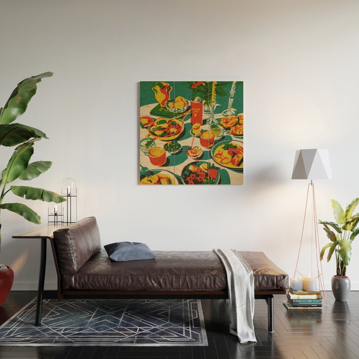 Brunch Wood Wall Art Gallery Image 2
