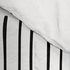 Boho Wall Art, Black and White, Line Art Comforter Gallery Image 4