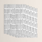 Boho Wall Art, Black and White, Line Art Wrapping Paper Gallery Image 3