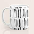 Boho Wall Art, Black and White, Line Art Coffee Mug Gallery Image 3