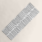 Boho Wall Art, Black and White, Line Art Yoga Mat Gallery Image 1