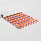 Pop Mod Color Boxes Geometric Retro Contemporary Pattern Orange Blue Pink Yoga Mat Gallery Image 2