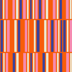 Pop Mod Color Boxes Geometric Retro Contemporary Pattern Orange Blue Pink Coffee Mug Gallery Image 2