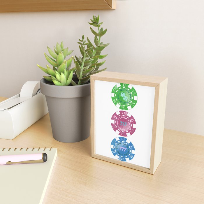 Lucky Chips Mini Art Print Gallery Image 2