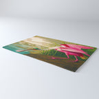 Roseate Spoonbill Bird pink Rug Gallery Image 3