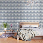 Vintage Bows VII Neutral Blue Wallpaper Gallery Image 3