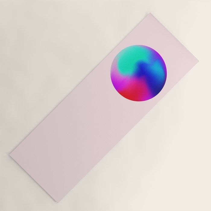 Pink And Purple Gradient Sphere Yoga Mat