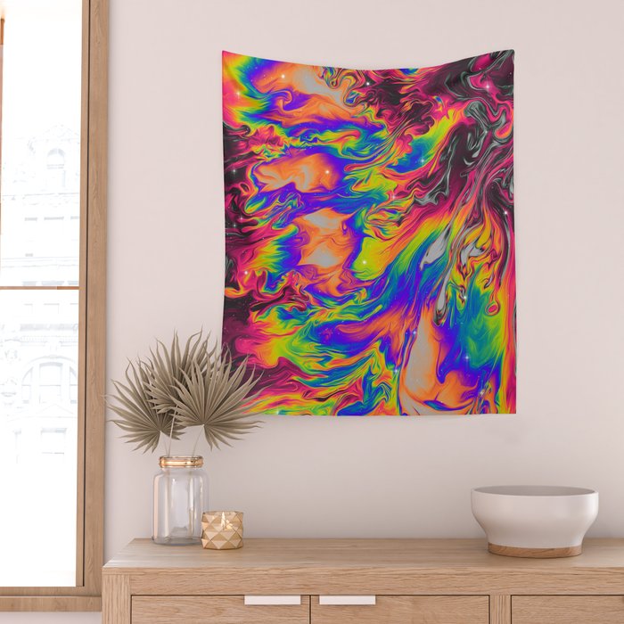 THE FULL SPECTRUM CHASE Wall Tapestry Gallery Image 2