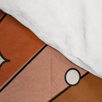 The Sun and the Moon - retro abstract Comforter Gallery Image 4