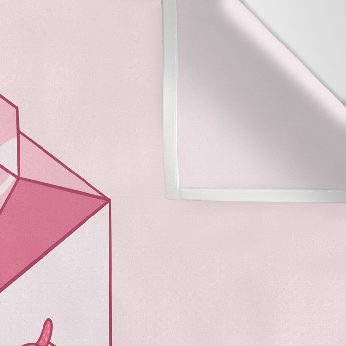 Kawaii Strawberry Milk Shake Wall Tapestry Gallery Image 3