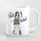 The Hell I Won't: Retro Cowgirl V.2 Coffee Mug Gallery Image 1