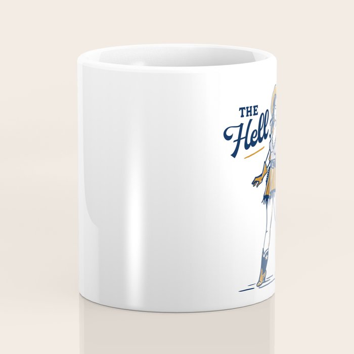 The Hell I Won't: Retro Cowgirl V.2 Coffee Mug Gallery Image 4
