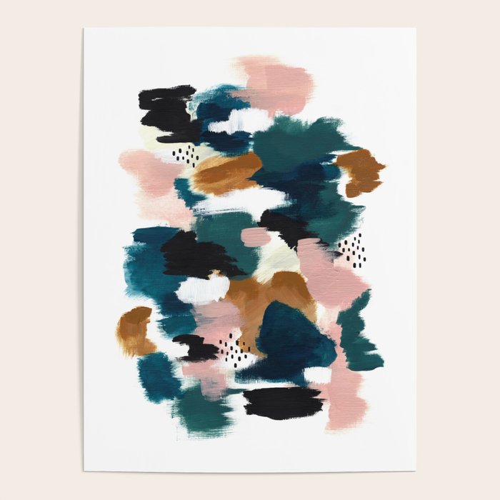 Brush Stroke Abstract Poster Gallery Image 4