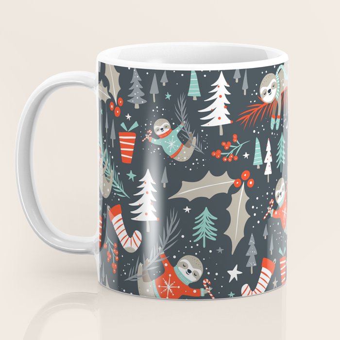 Slothy Holidays Coffee Mug Gallery Image 3