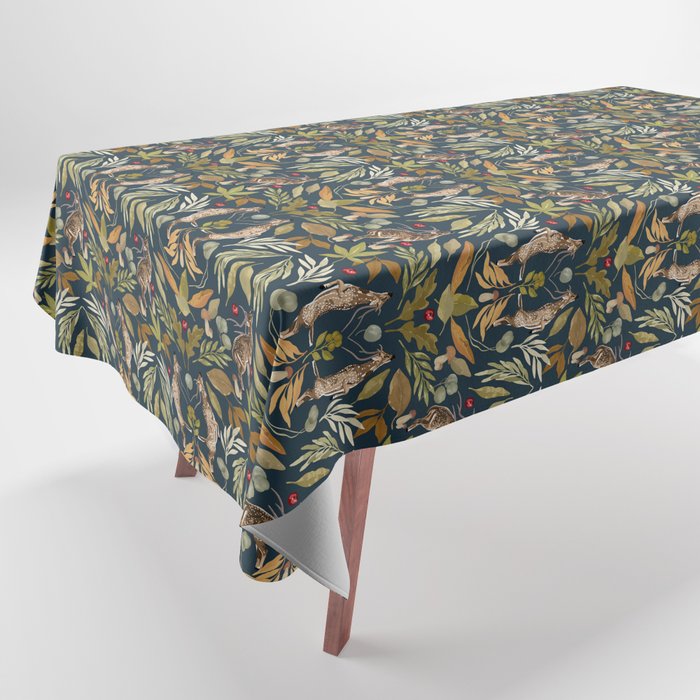 Deer in a wild nature forest DD Tablecloth Gallery Image 1