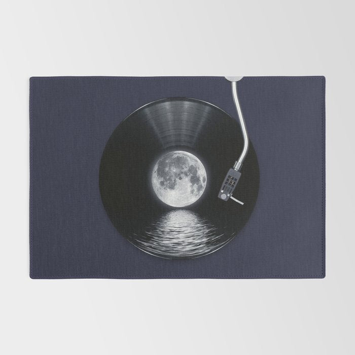 Vinyl moon Rug Gallery Image 2