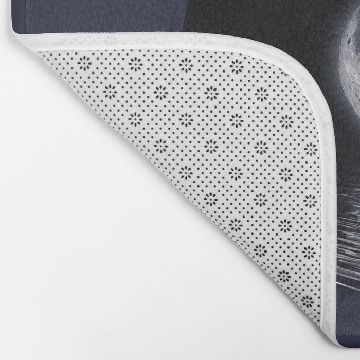 Vinyl moon Bath Mat Gallery Image 2