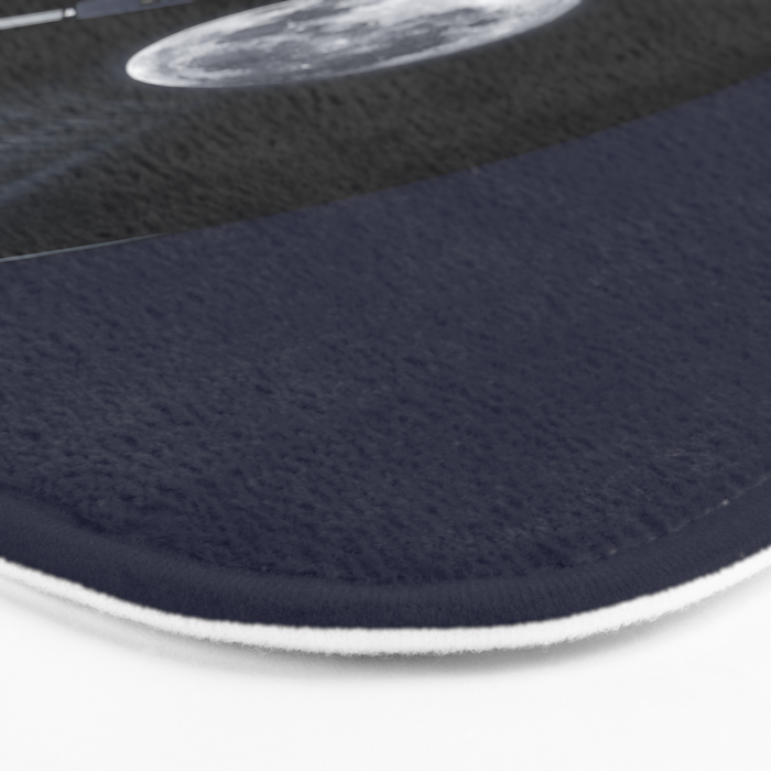 Vinyl moon Bath Mat Gallery Image 3