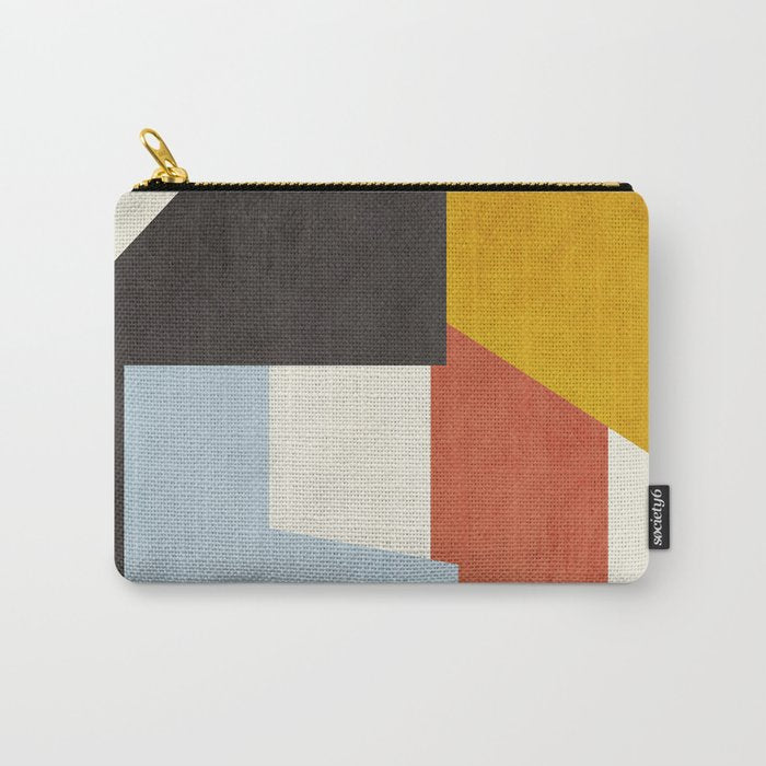 geometric abstract 36 Carry All Pouch Gallery Image 1
