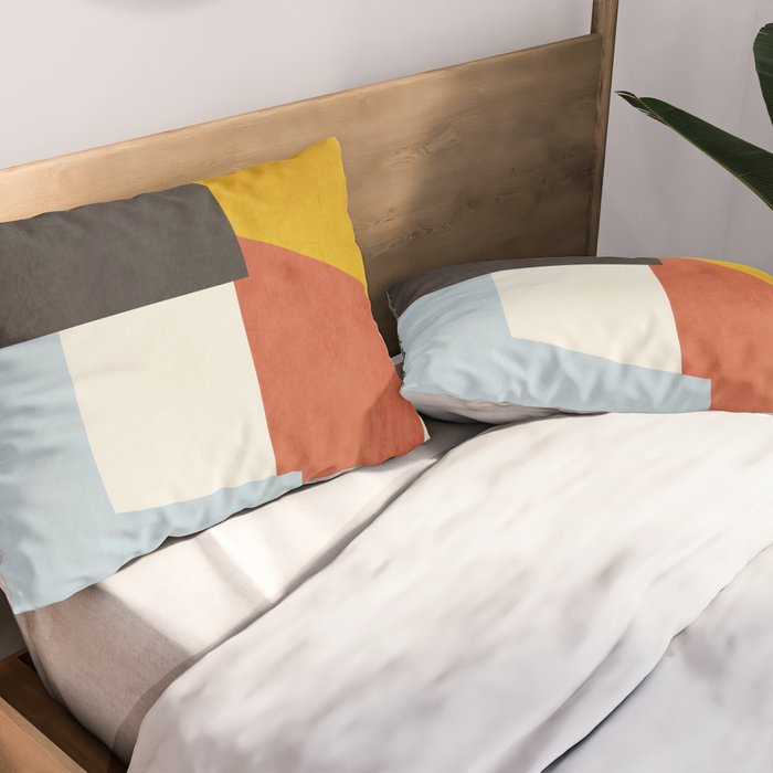 geometric abstract 36 Pillow Sham Gallery Image 2