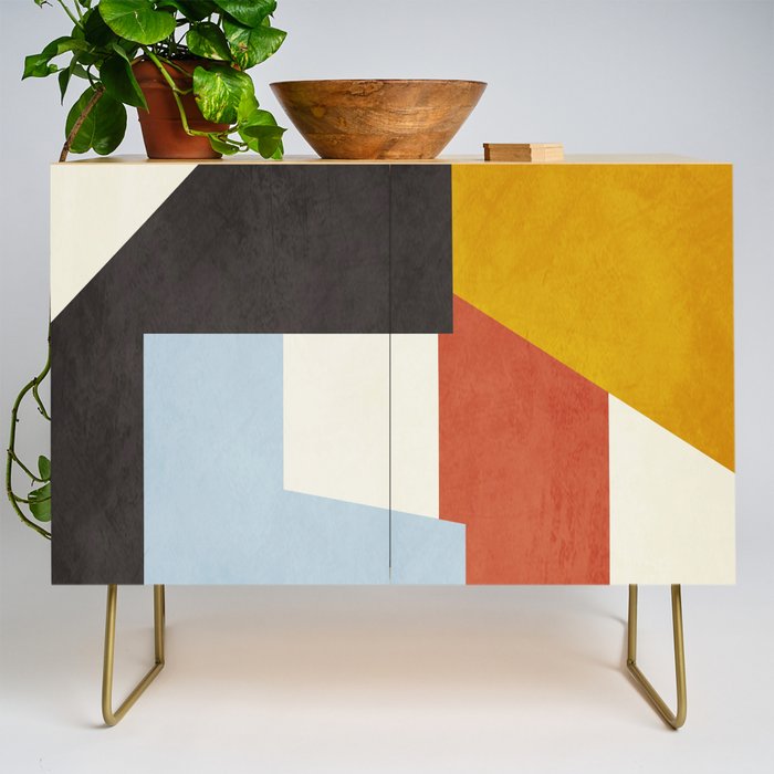 geometric abstract 36 Credenza Gallery Image 1