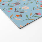 Folk Meadow - Vintage Floral Pattern Welcome Mat Gallery Image 2
