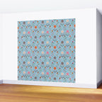 Folk Meadow - Vintage Floral Pattern Wall Mural Gallery Image 2