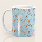 Folk Meadow - Vintage Floral Pattern Coffee Mug Gallery Image 3