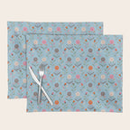 Folk Meadow - Vintage Floral Pattern Placemat Gallery Image 1