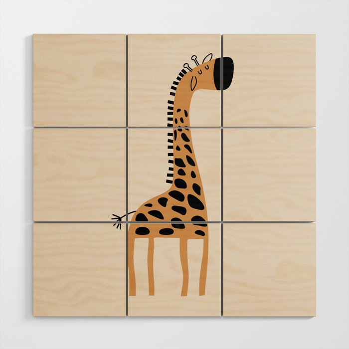 Nursery Wall Art, Safari Nursery Prints, Neutral Nursery Decor, Giraffe  Print Wood Wall Art Gallery Image 1