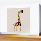 Nursery Wall Art, Safari Nursery Prints, Neutral Nursery Decor, Giraffe  Print Wall Mural Gallery Image 2
