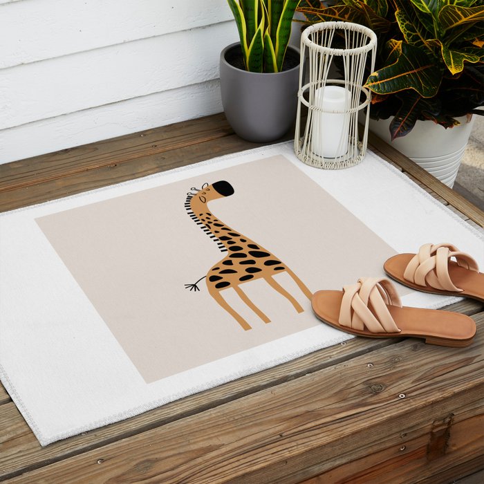 Nursery Wall Art, Safari Nursery Prints, Neutral Nursery Decor, Giraffe  Print Outdoor Rug Gallery Image 2