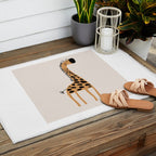 Nursery Wall Art, Safari Nursery Prints, Neutral Nursery Decor, Giraffe  Print Outdoor Rug Gallery Image 2